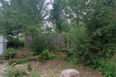 Landscape construction (Before)